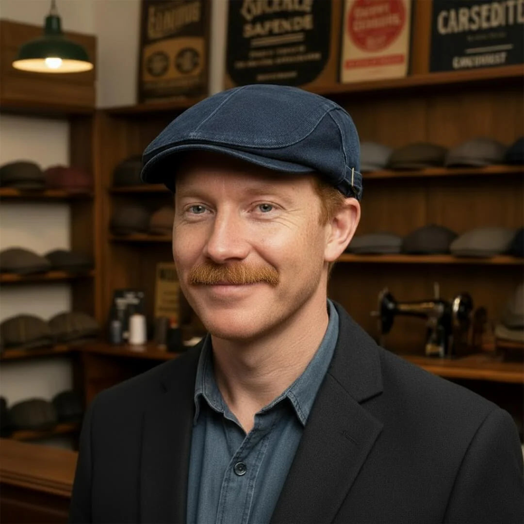 Stonewashed Denim Cap | BOZEMEN