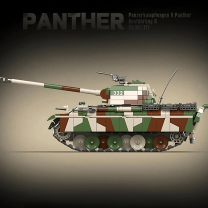 Panther Tank (Camo) | 2136 PCS