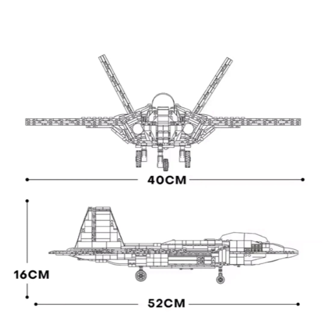 F22 Raptor | 1837 PCS