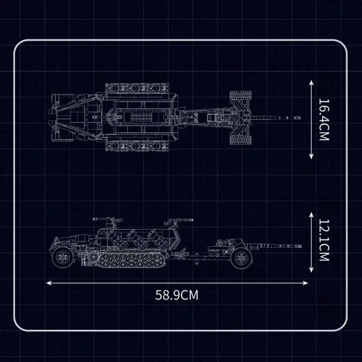 RC Half-Track | 1298 PCS