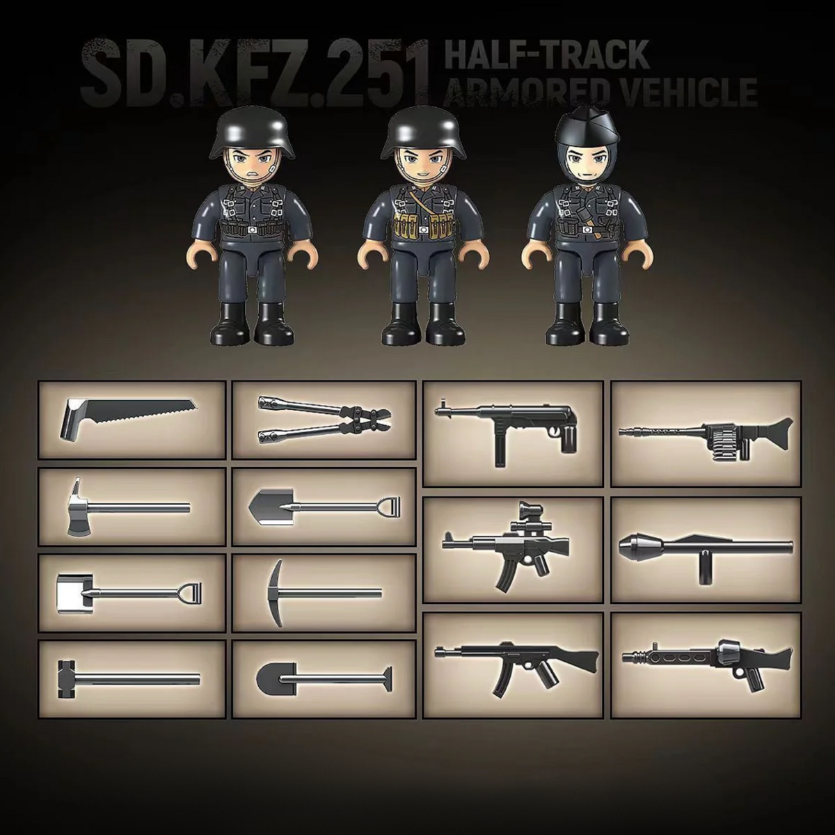 Sd.Kfz.251 (Tan) | 714 PCS
