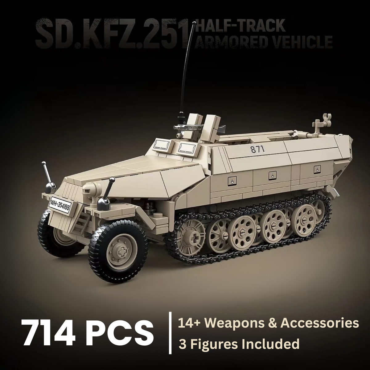 Sd.Kfz.251 (Tan) | 714 PCS