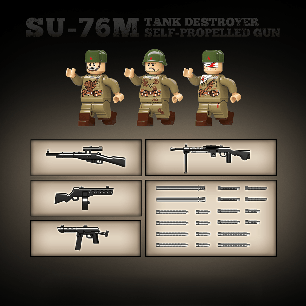 SU-76 Tank Destroyer | 769 PCS