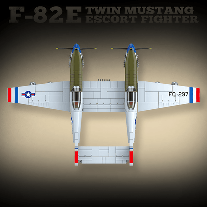 F-8E Twin Mustang | 1107 PCS